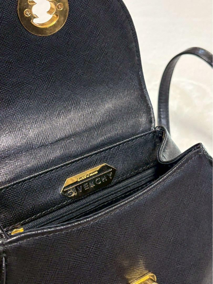 GIVENCHY Hand Shoulder Bag Tote Purse 2way Leather Authentic
