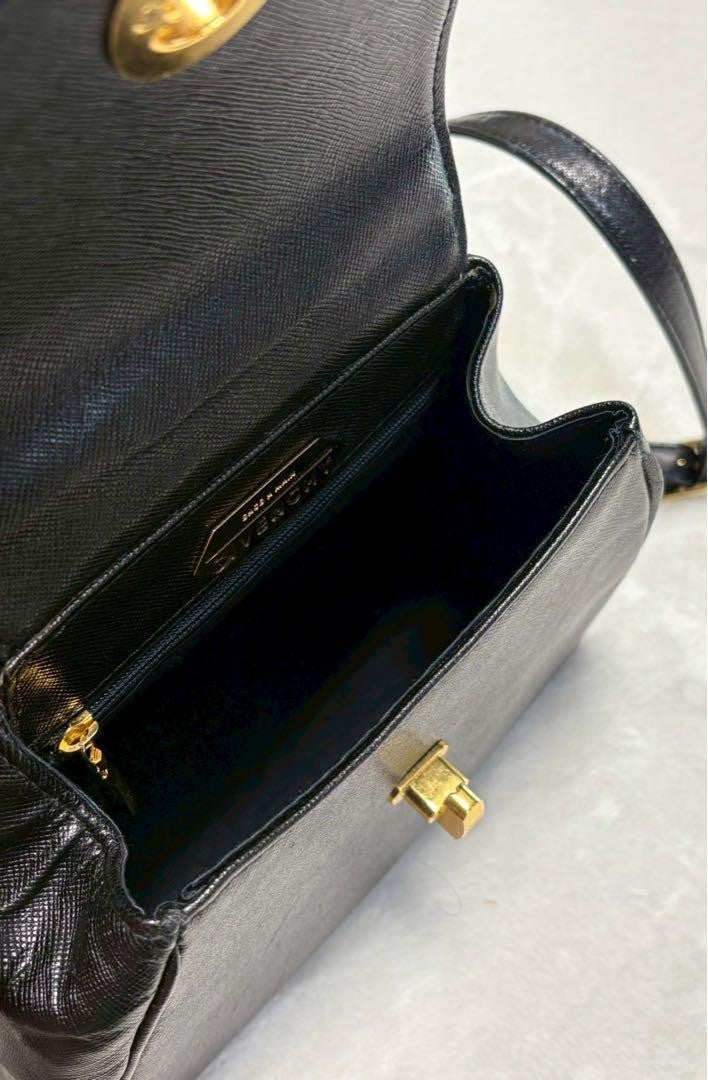 GIVENCHY Hand Shoulder Bag Tote Purse 2way Leather Authentic