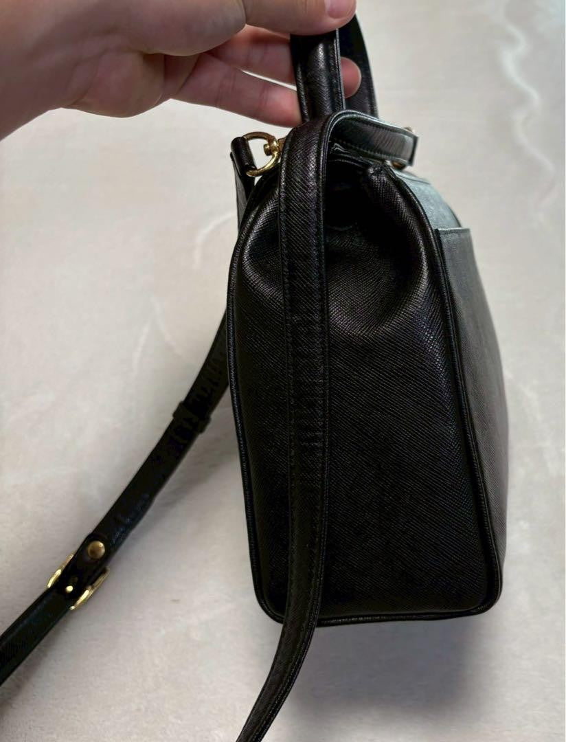 GIVENCHY Hand Shoulder Bag Tote Purse 2way Leather Authentic