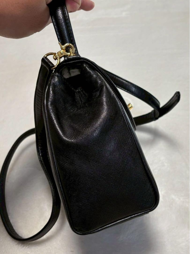 GIVENCHY Hand Shoulder Bag Tote Purse 2way Leather Authentic