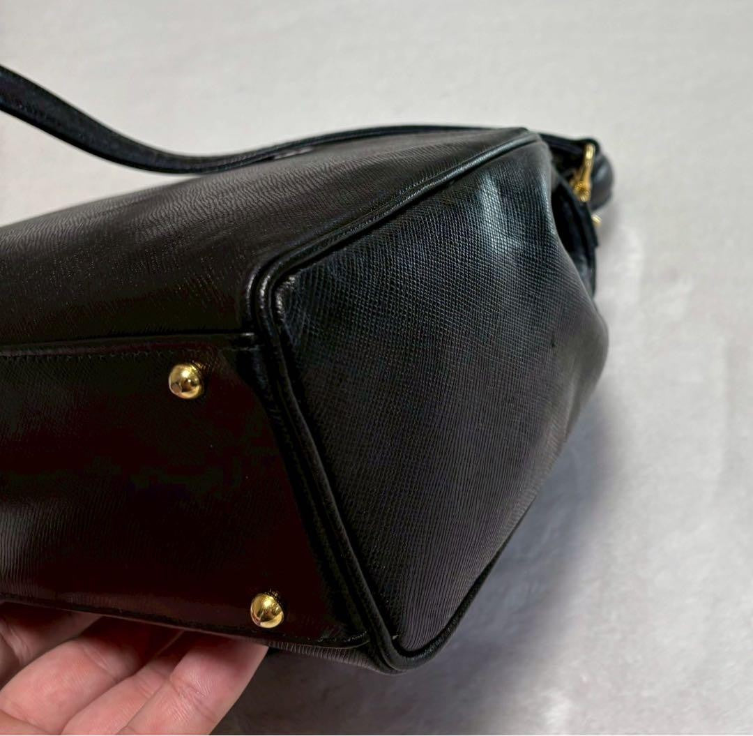 GIVENCHY Hand Shoulder Bag Tote Purse 2way Leather Authentic