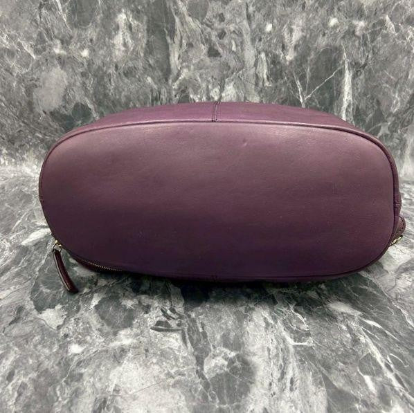 GIVENCHY Hand Shoulder Bag Tote Purse 2way Nightingale 4G Purple Authentic