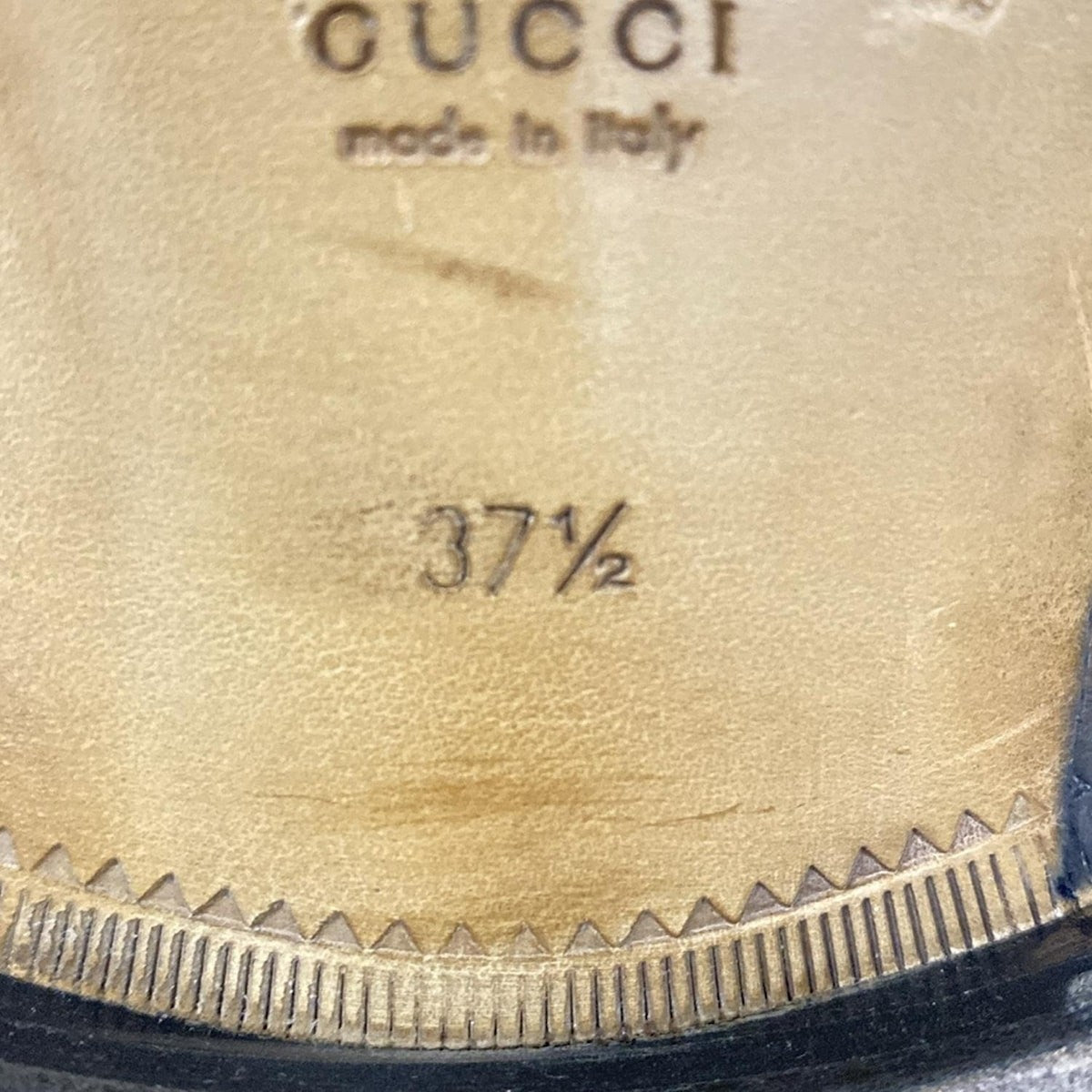 GUCCI Loafers Shoes EU 37.5 US 7.5 Leather Light Pink Authentic