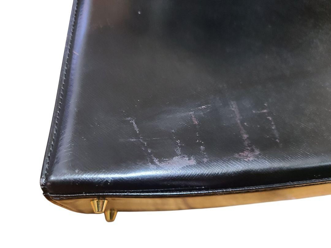 Saint Laurent Shoulder Bag Purse Logo Black Authentic