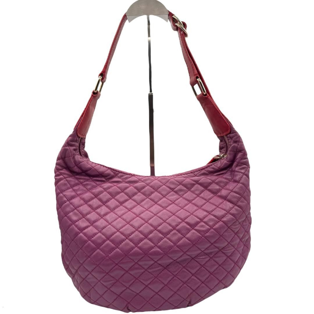 Dolce & Gabbana Shoulder Bag Purse Quilting Multicolor Authentic