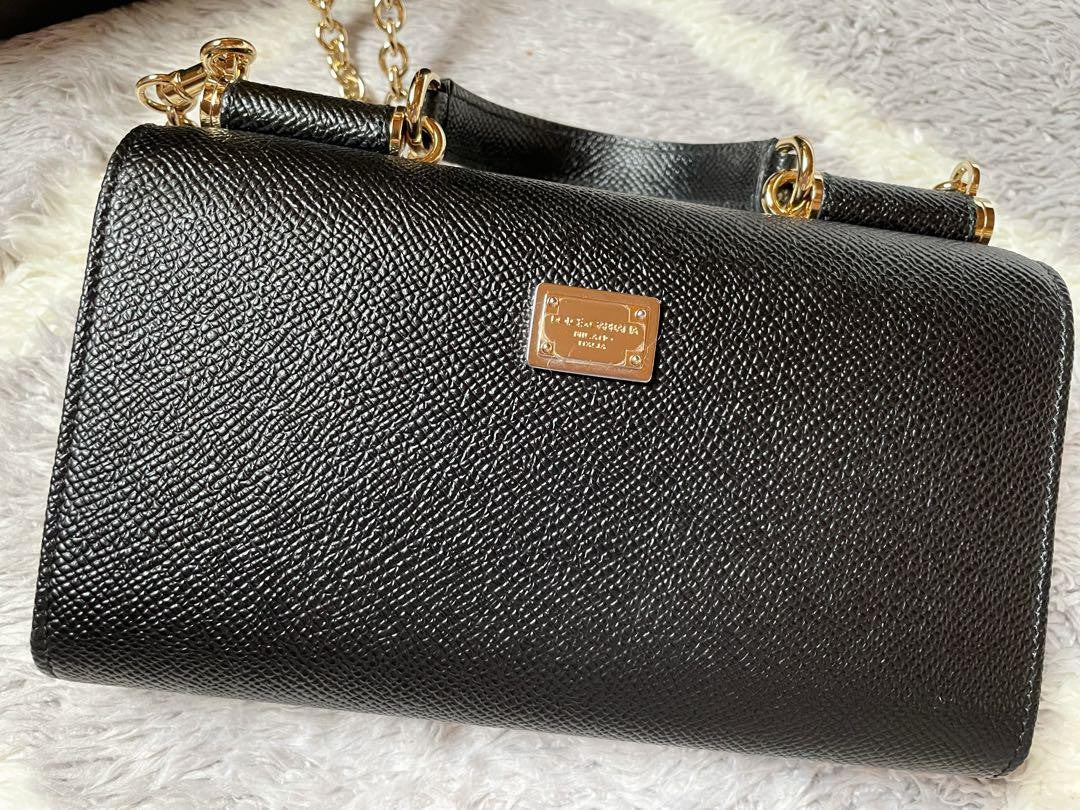 Dolce & Gabbana Shoulder Bag Purse Chain Authentic