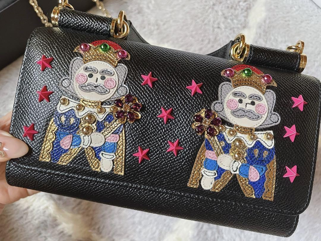 Dolce & Gabbana Shoulder Bag Purse Chain Authentic