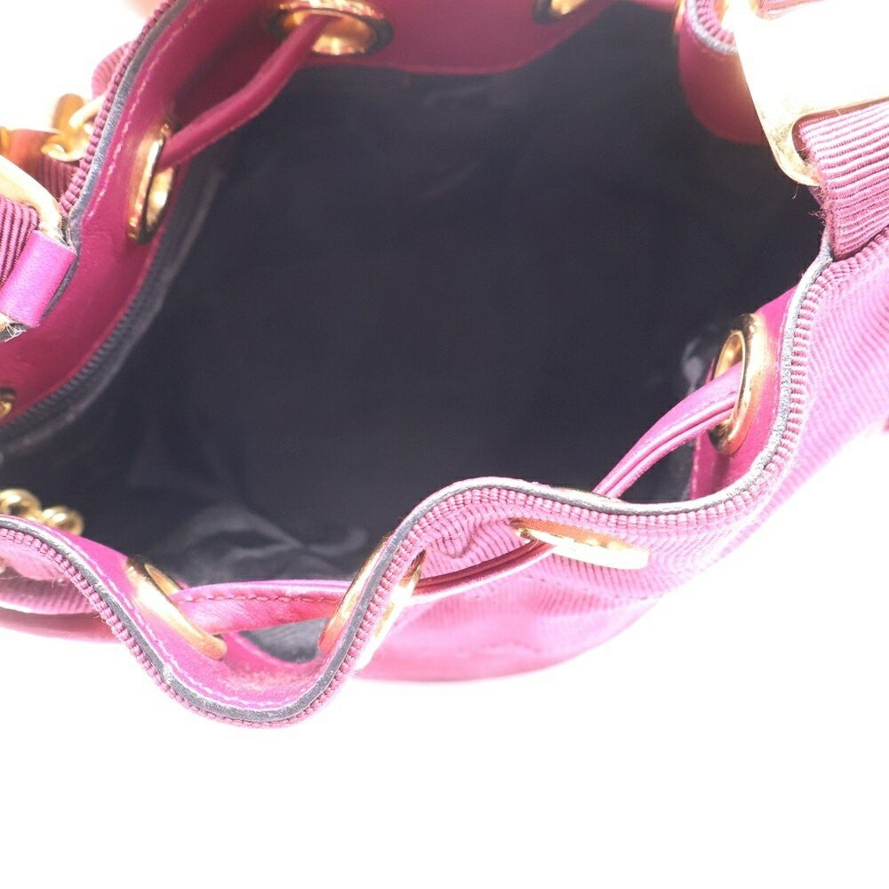 Salvatore Ferragamo Hand Bag Tote Purse Burgundy Authentic