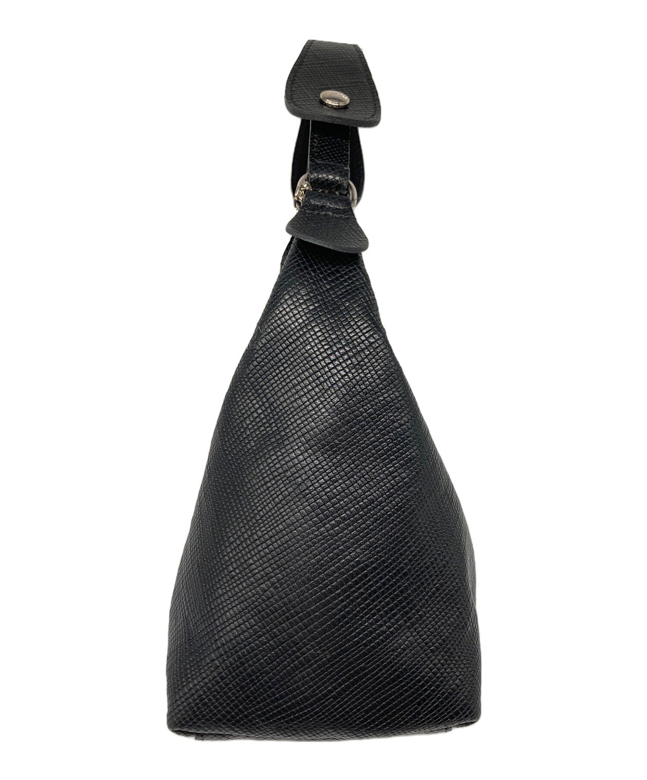 Longchamp Hand Bag Tote Purse Black Authentic