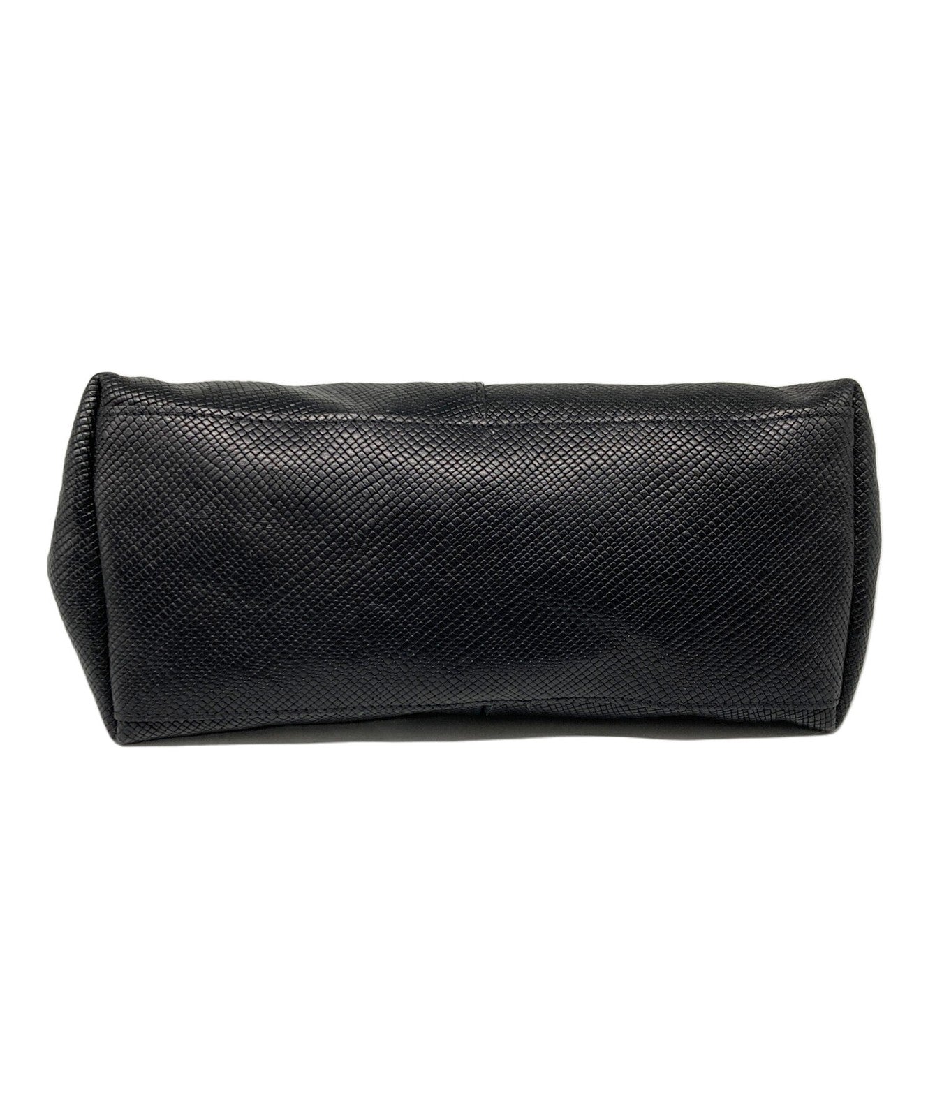 Longchamp Hand Bag Tote Purse Black Authentic