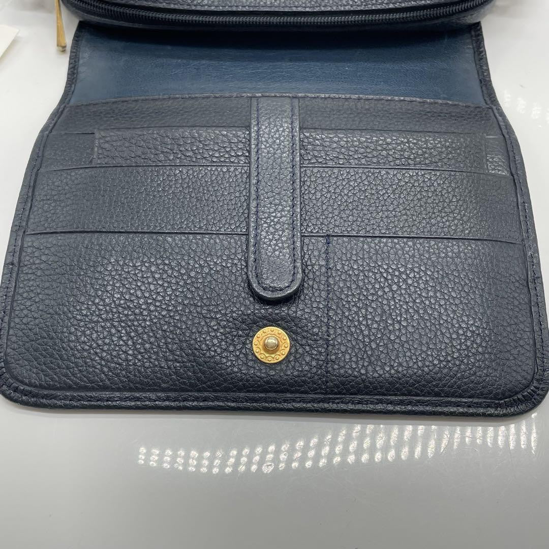 Longchamp Mini Shoulder Bag Purse Leather Authentic