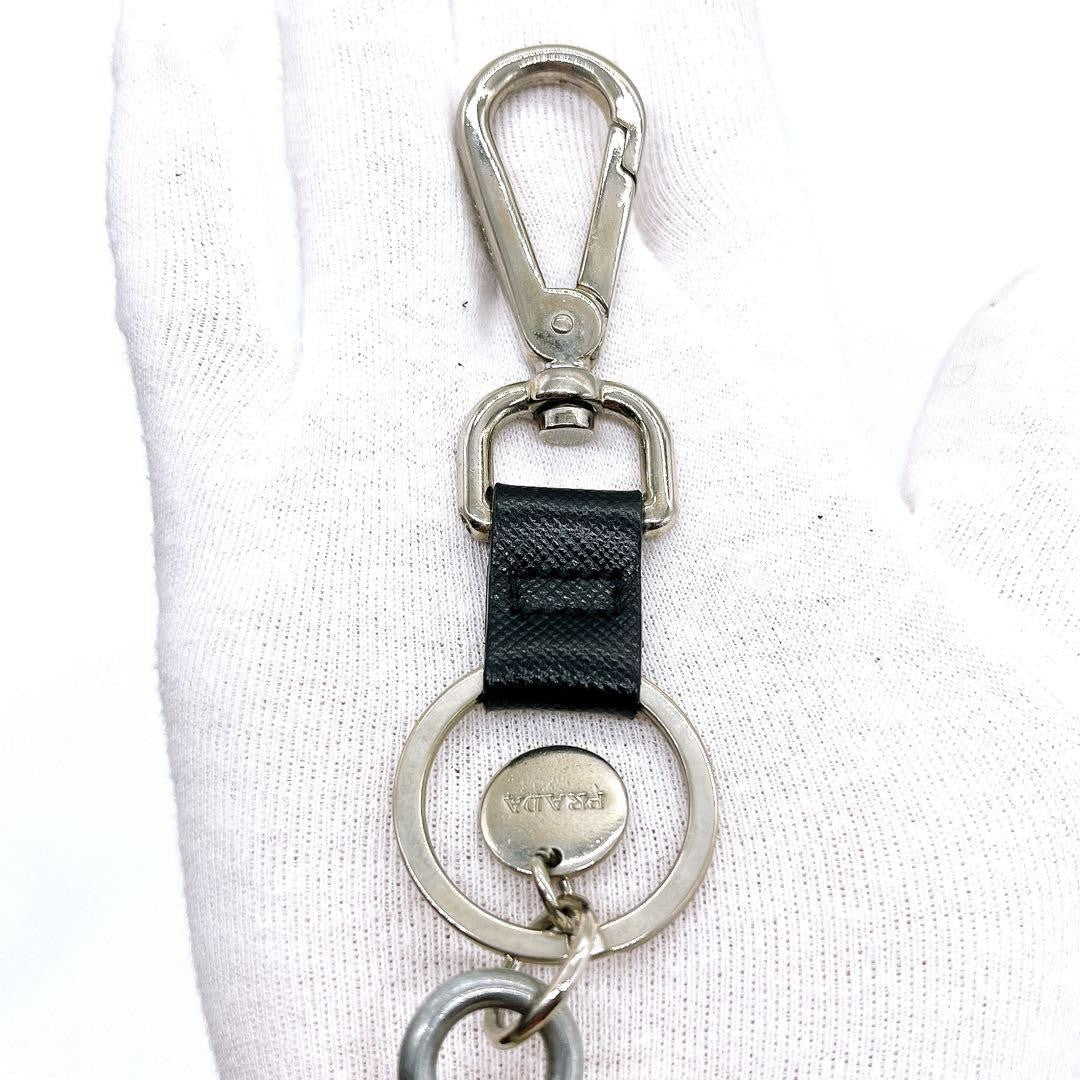 PRADA Key Ring Keychain Bag Charm Robot Multicolor Authentic