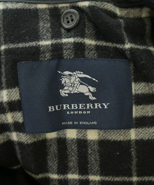 BURBERRY Coat Nova Check Size F Black Authentic