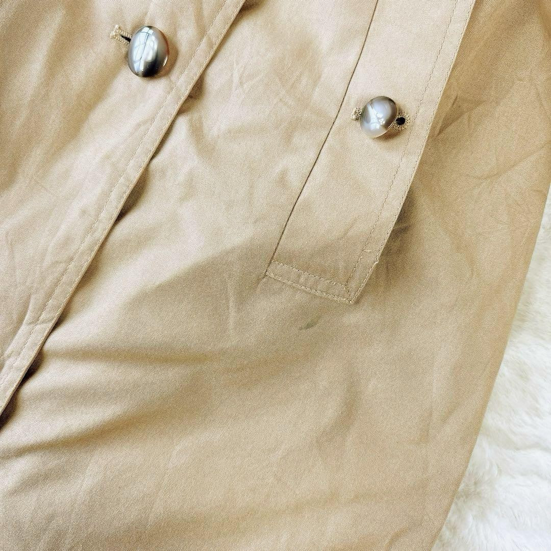 BURBERRY Coat Nova Check Asian fit L US size M Brown Beige Authentic