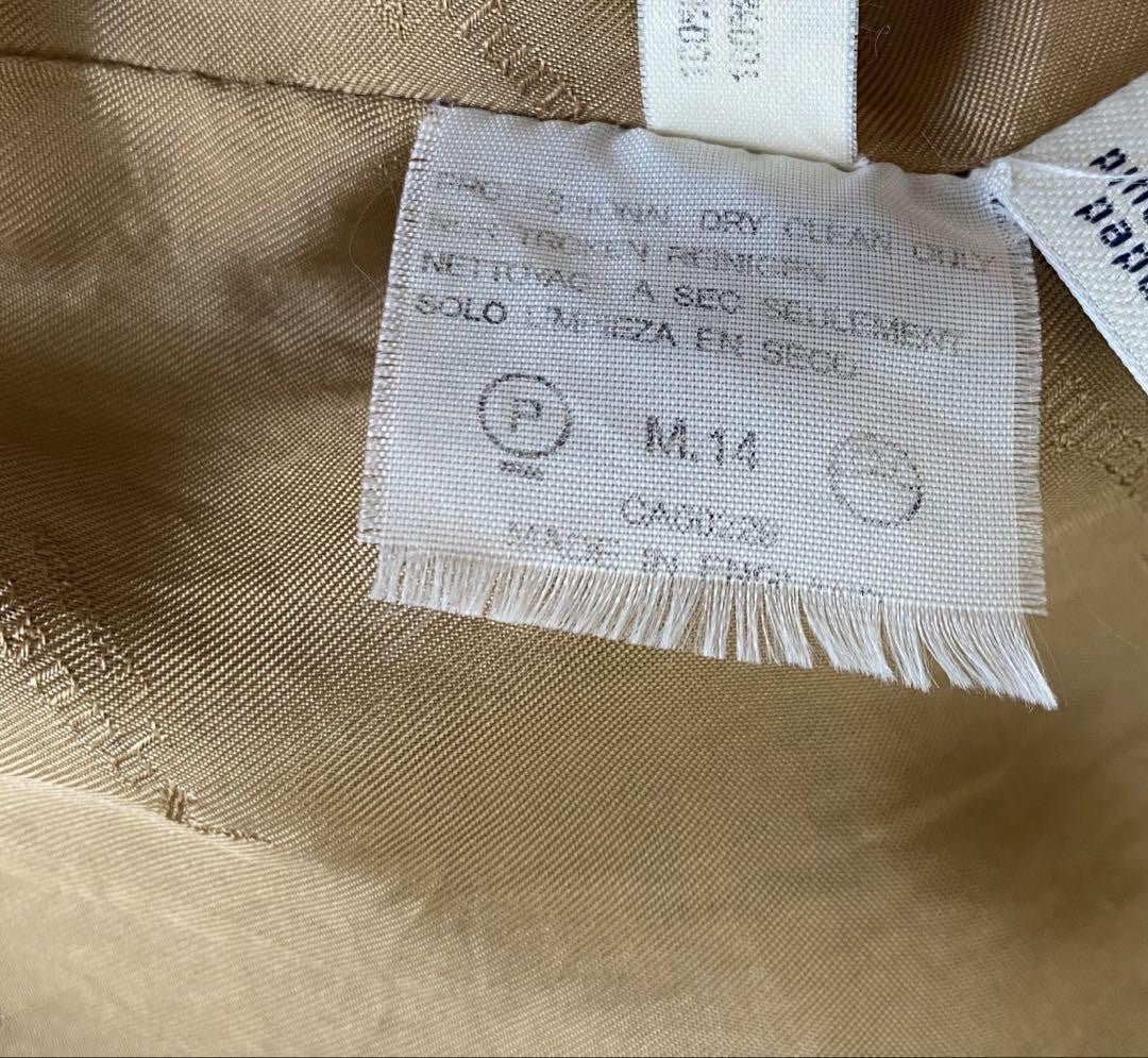 Aquascutum Trench Coat House Check FREE SIZE Authentic