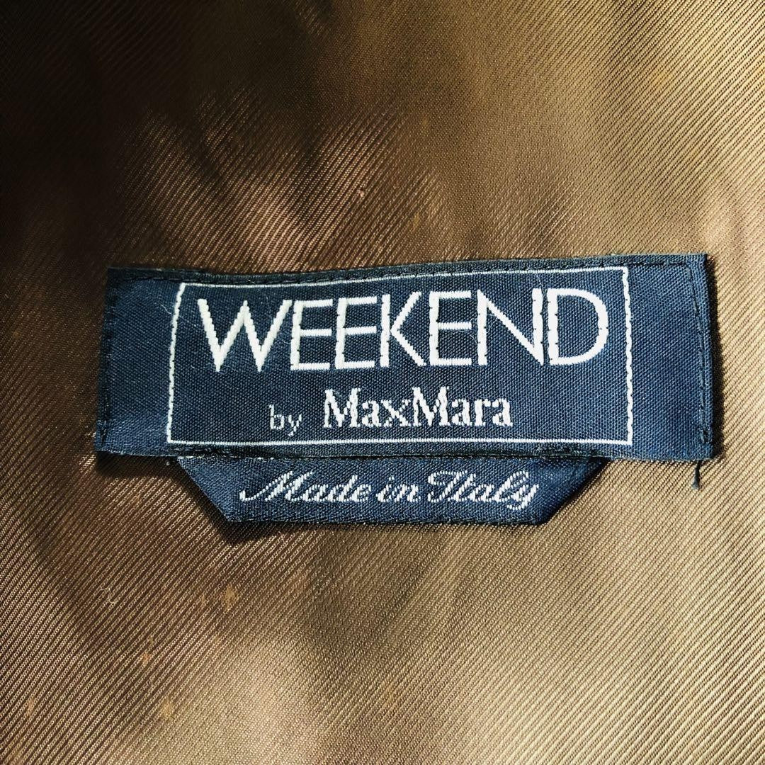 Weekend Max Mara Long Coat Asian fit M 38 US size S Dark Brown Authentic