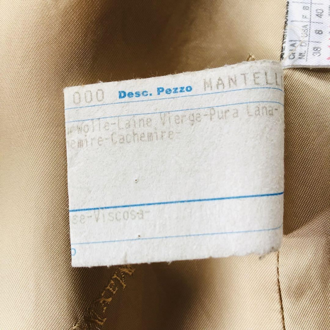 Max Mara Long Coat Asian fit XL 42 US size L Beige Authentic