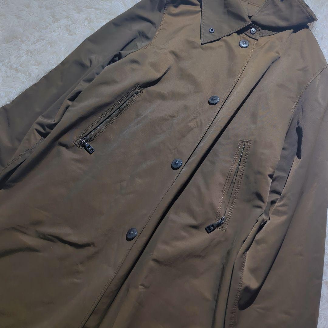 Max Mara Long Coat Asian fit 2XL 44 US size XL Khaki Authentic