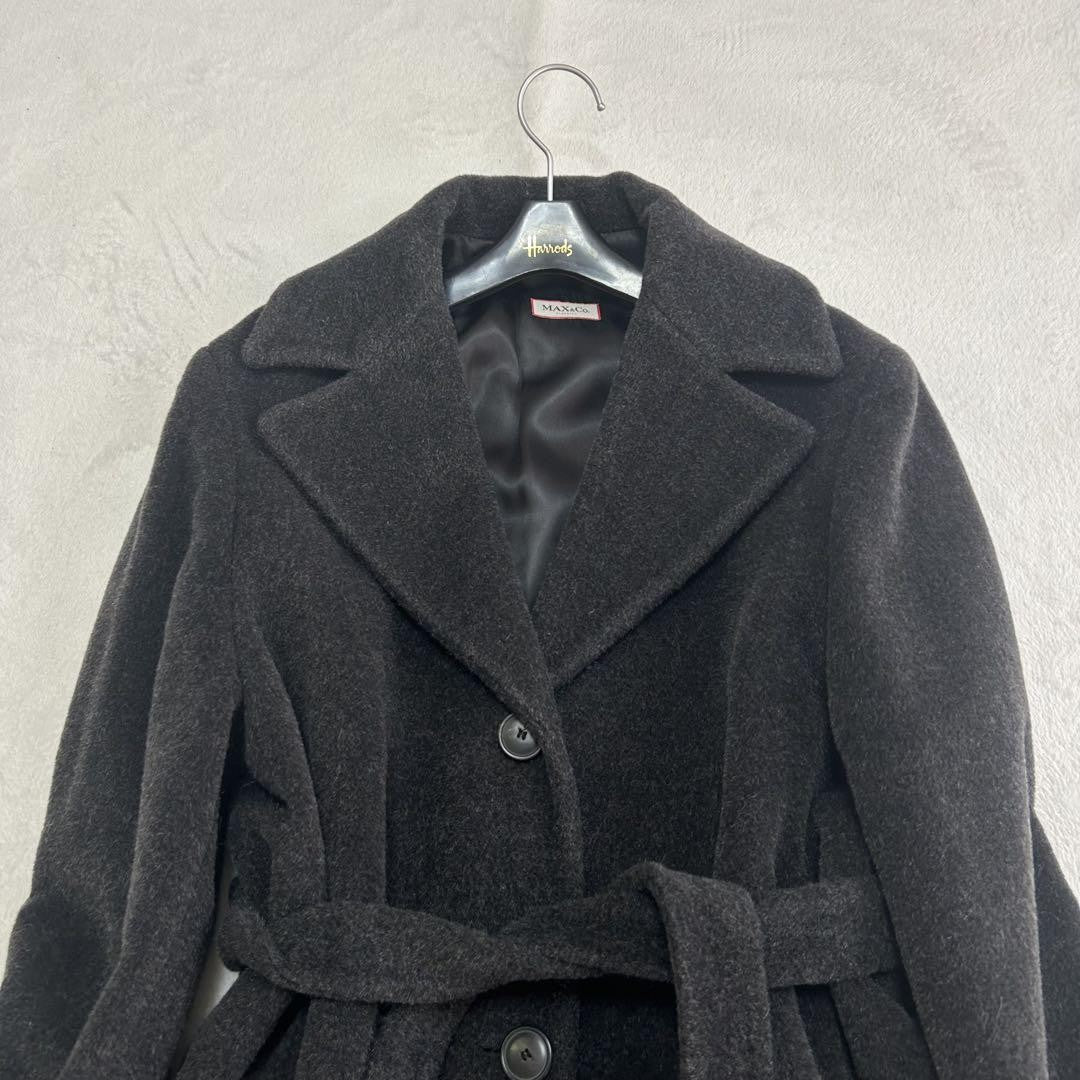 MAX&Co. Coat Asian fit M 38 US size S Dark Gray Authentic