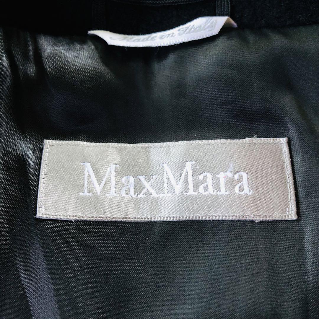 Max Mara Long Coat Asian fit M 38 US size S Black Authentic