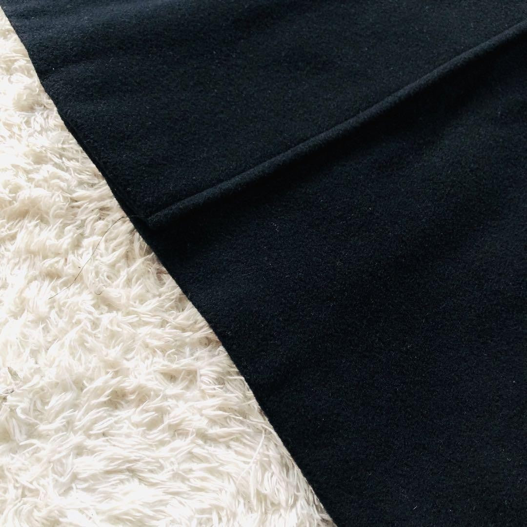 Max Mara Long Coat Asian fit L 40 US size M Black Authentic