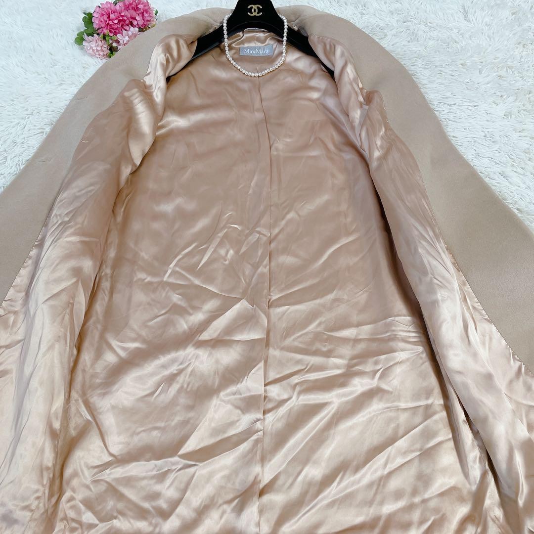 Max Mara Chester Coat Asian fit L 40 US size M Beige Authentic
