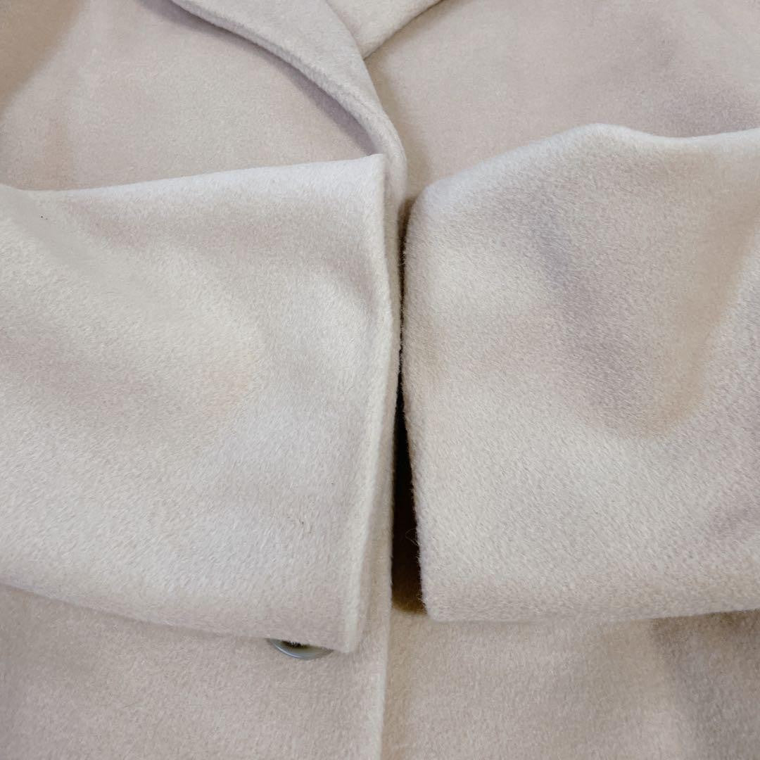 Max Mara Chester Coat Asian fit L 40 US size M Beige Authentic