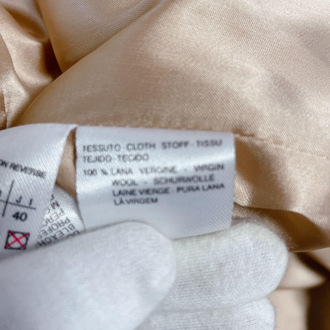 Max Mara Chester Coat Asian fit L 40 US size M Beige Authentic