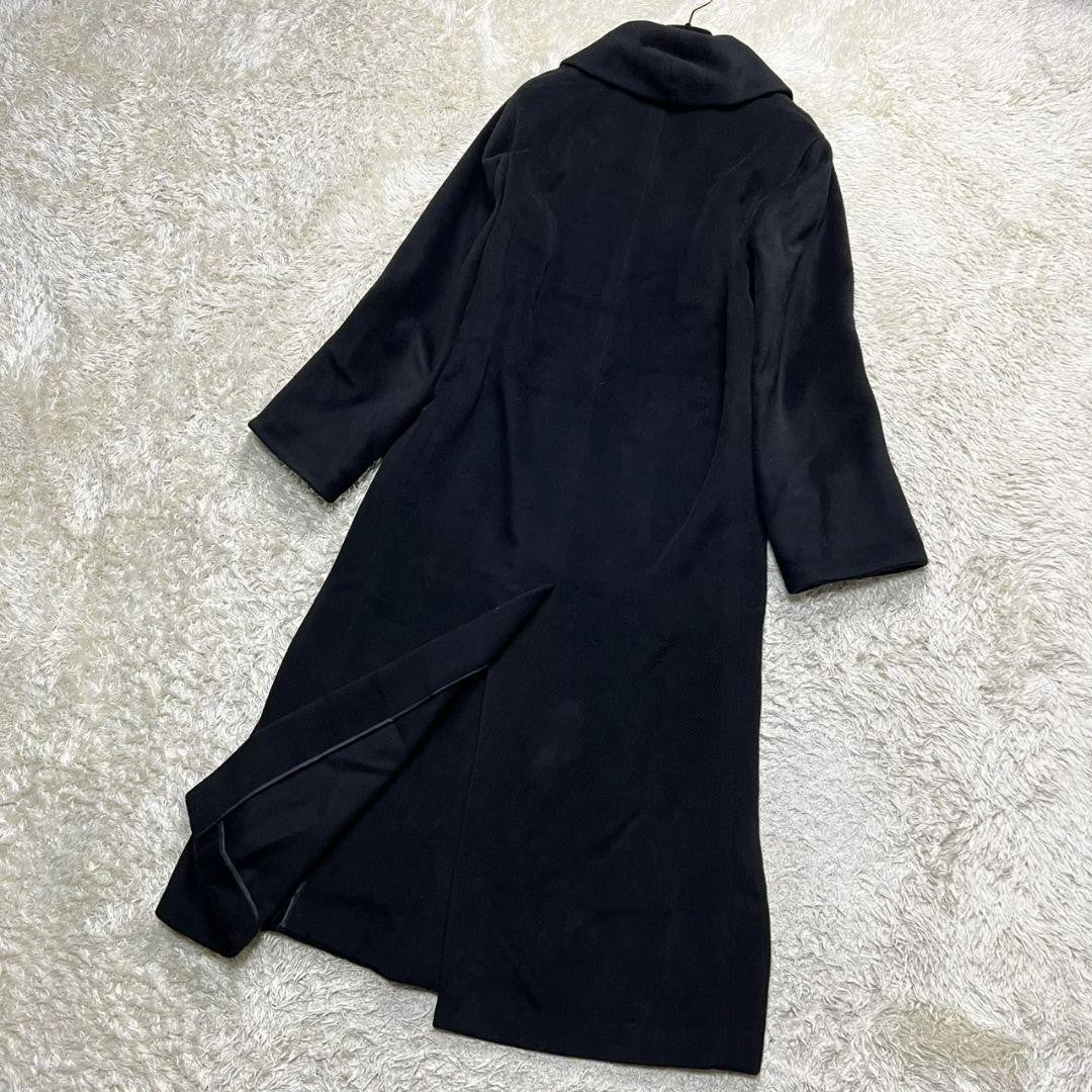 Max Mara Long Coat Asian fit M US size S Black Authentic