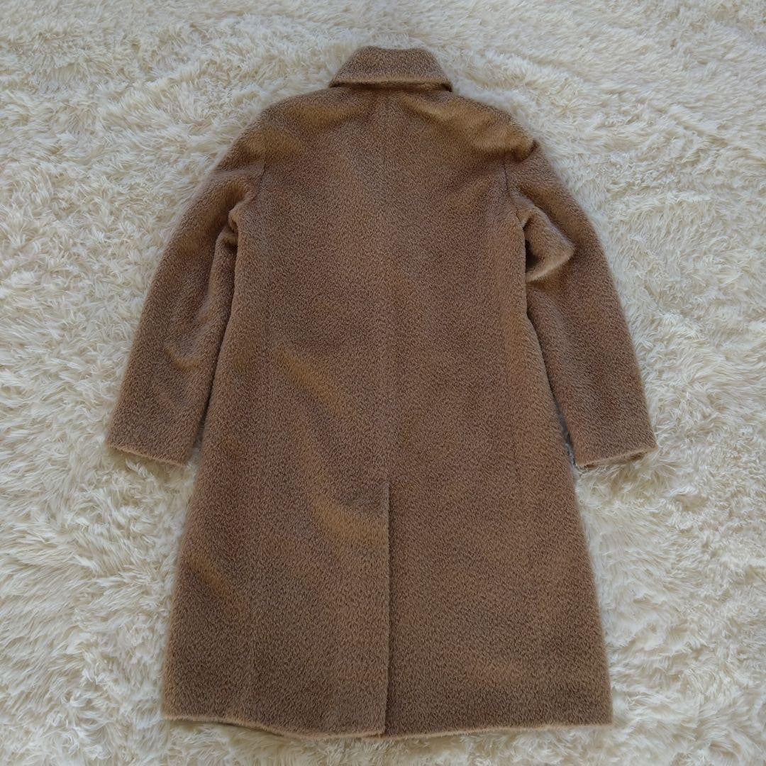 Max Mara Studio Long Coat Asian fit M 38 US size S Camel Authentic