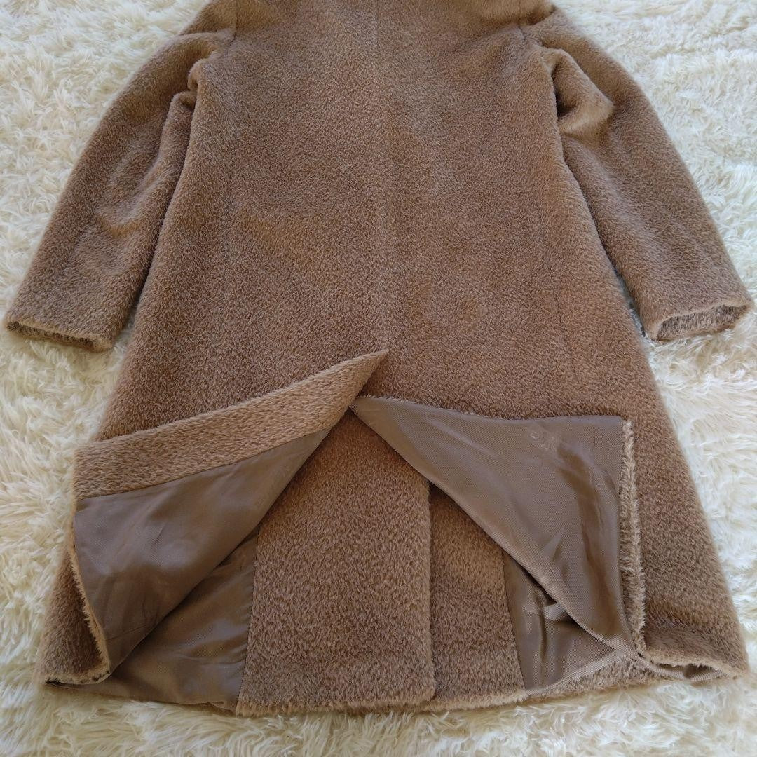 Max Mara Studio Long Coat Asian fit M 38 US size S Camel Authentic