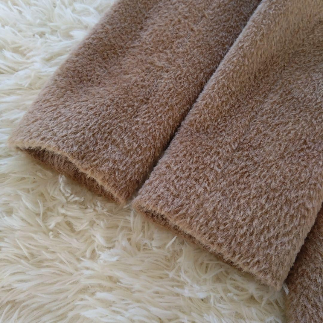 Max Mara Studio Long Coat Asian fit M 38 US size S Camel Authentic