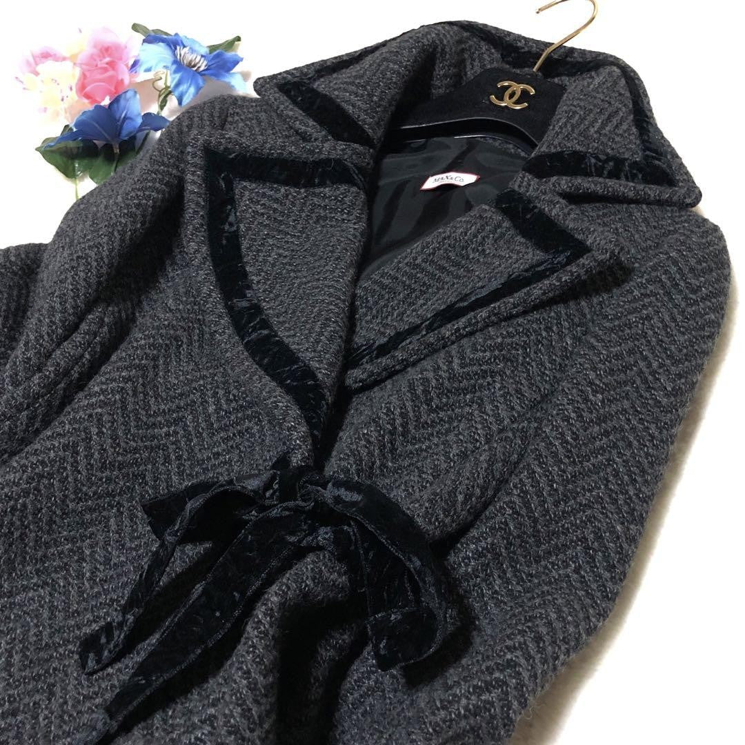 Max Mara MAX&Co. Chester Coat Asian fit M 38 US size S Dark Gray Authentic