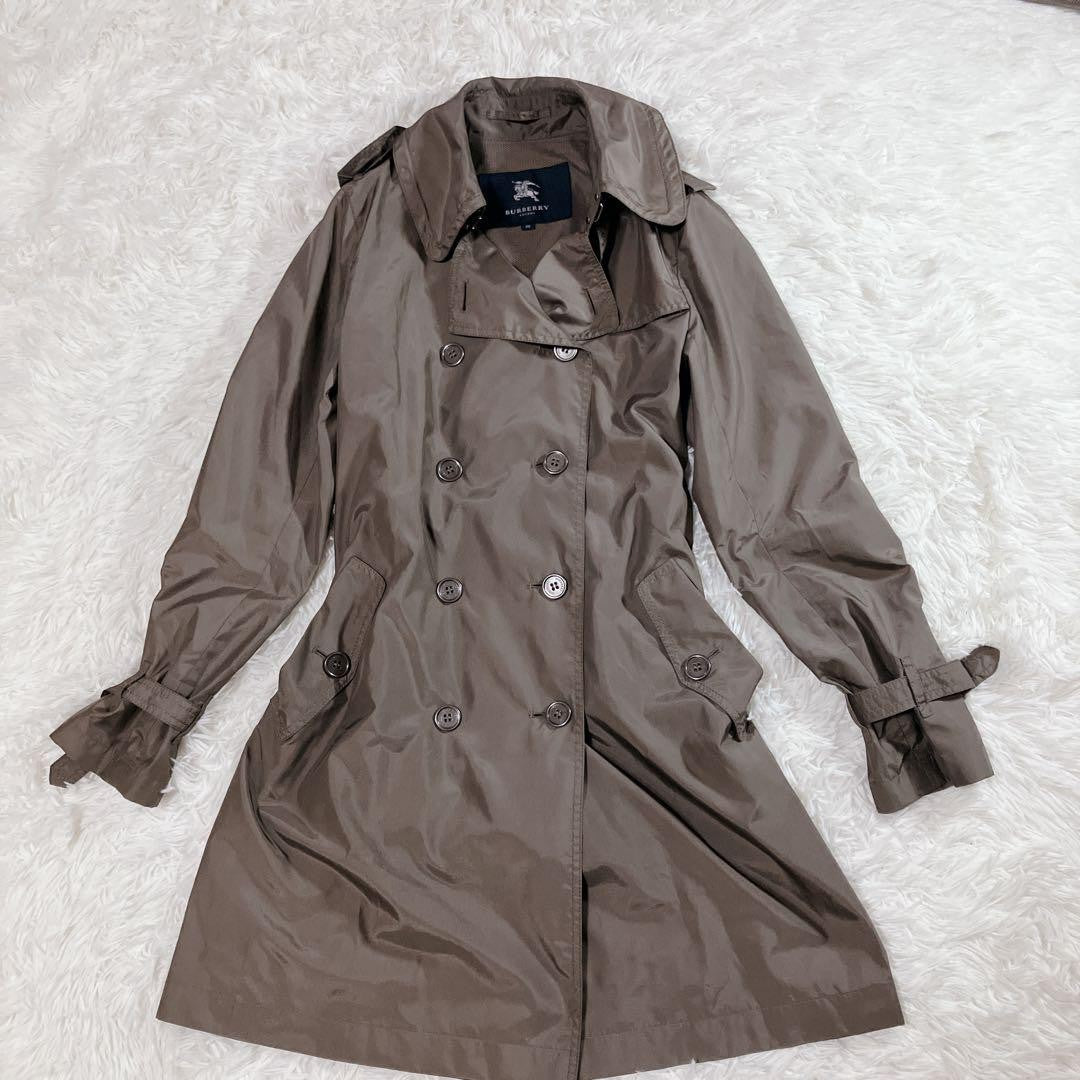 BURBERRY LONDON Coat 2way Asian fit M 38 US size S Brown Authentic