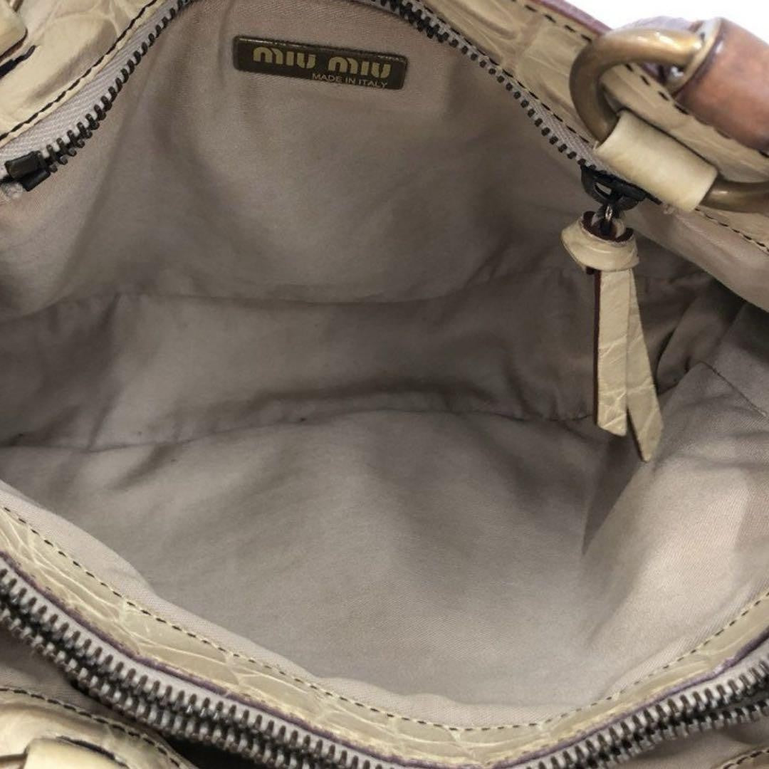 MIU MIU Hand Bag Tote Purse Authentic