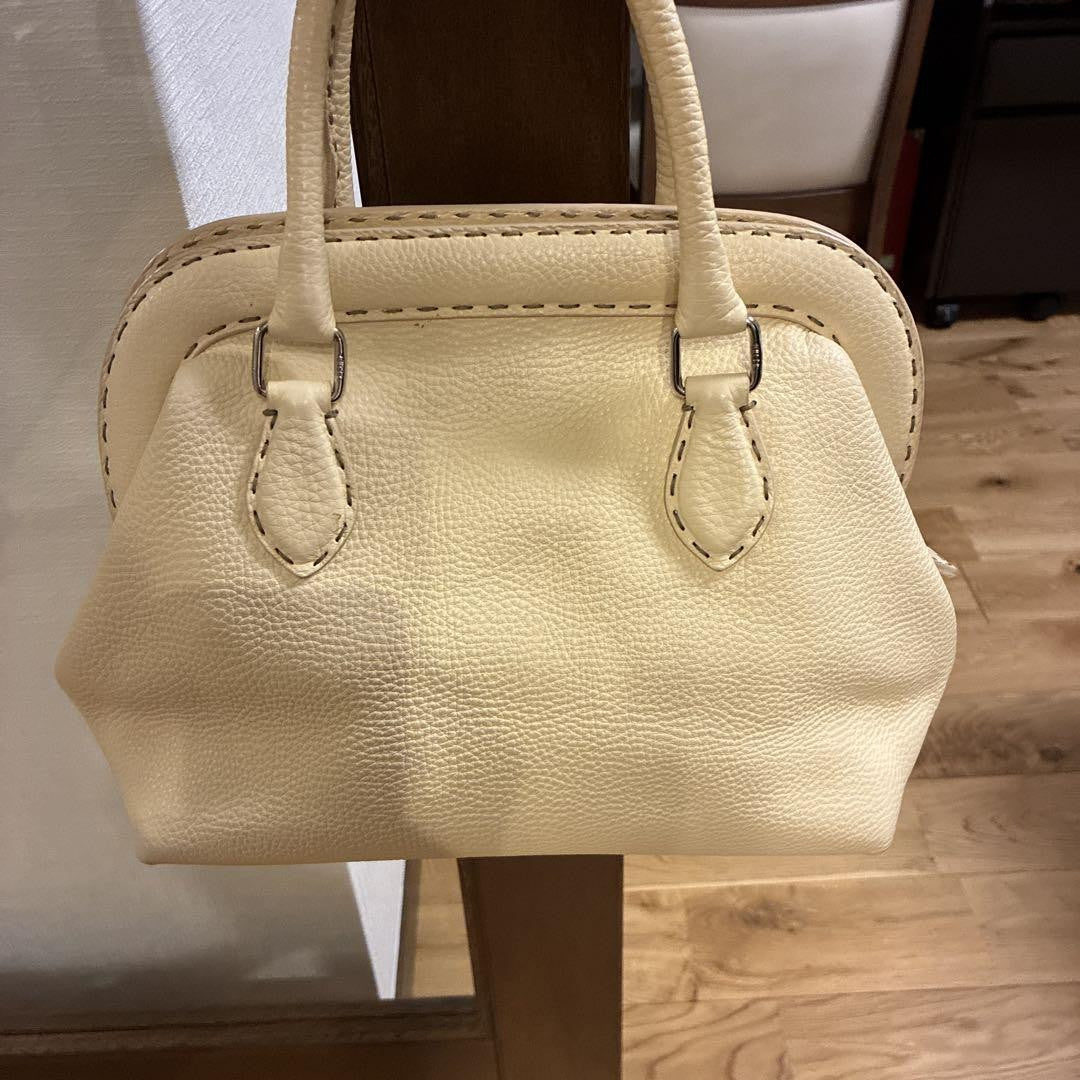 FENDI Hand Bag Tote Purse Selleria Authentic