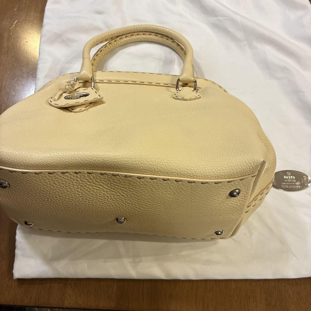 FENDI Hand Bag Tote Purse Selleria Authentic