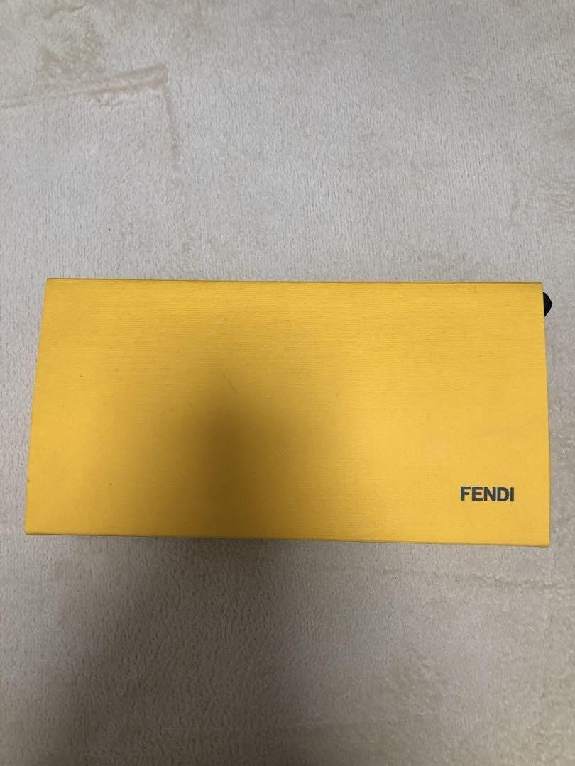 FENDI Clutch Party Bag Second Bag Gold Authentic