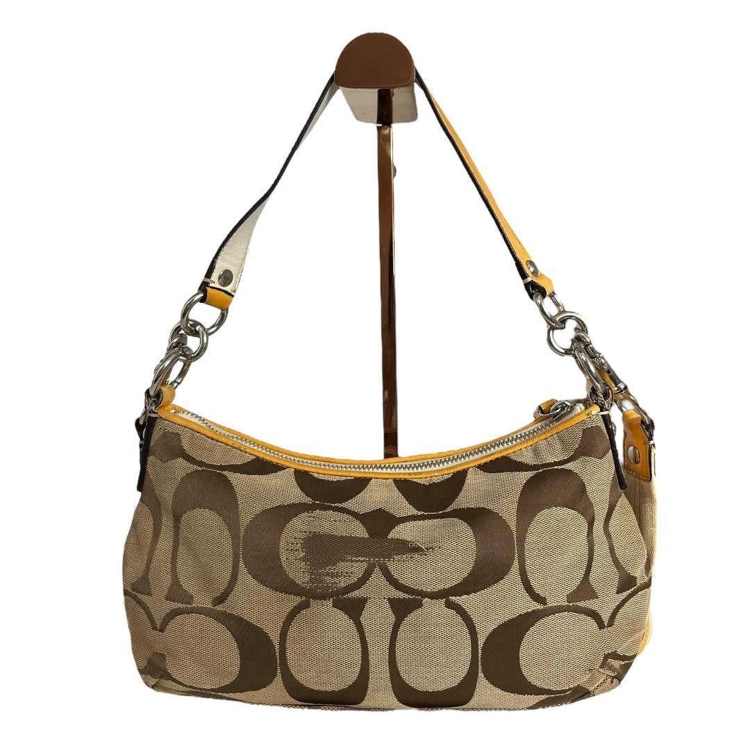 COACH Hand Shoulder Bag Tote Purse Signature Authentic