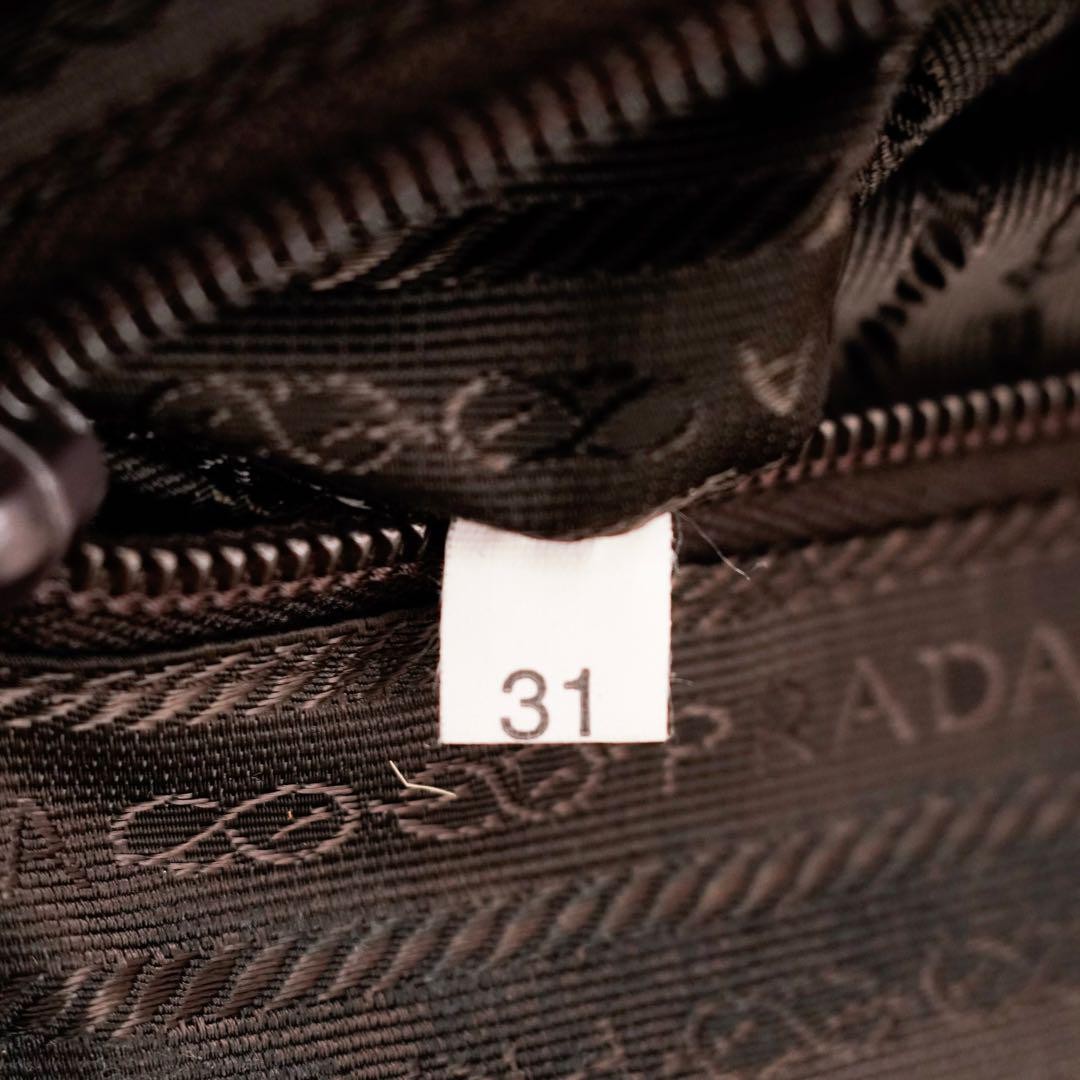 PRADA Hand Bag Tote Purse Wool Authentic