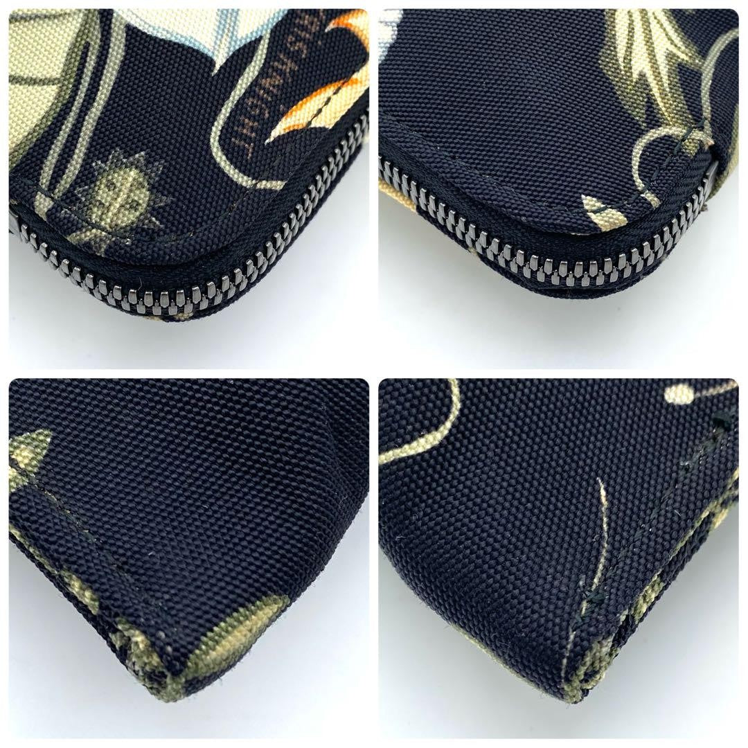GUCCI Clutch Bag Second Bag Canvas Leather Black Multicolor Authentic