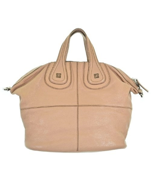 GIVENCHY Hand Bag Tote Purse Nightingale Pink Beige Authentic