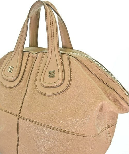 GIVENCHY Hand Bag Tote Purse Nightingale Pink Beige Authentic