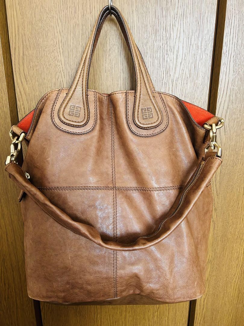GIVENCHY Hand Bag Tote Purse Nightingale Authentic