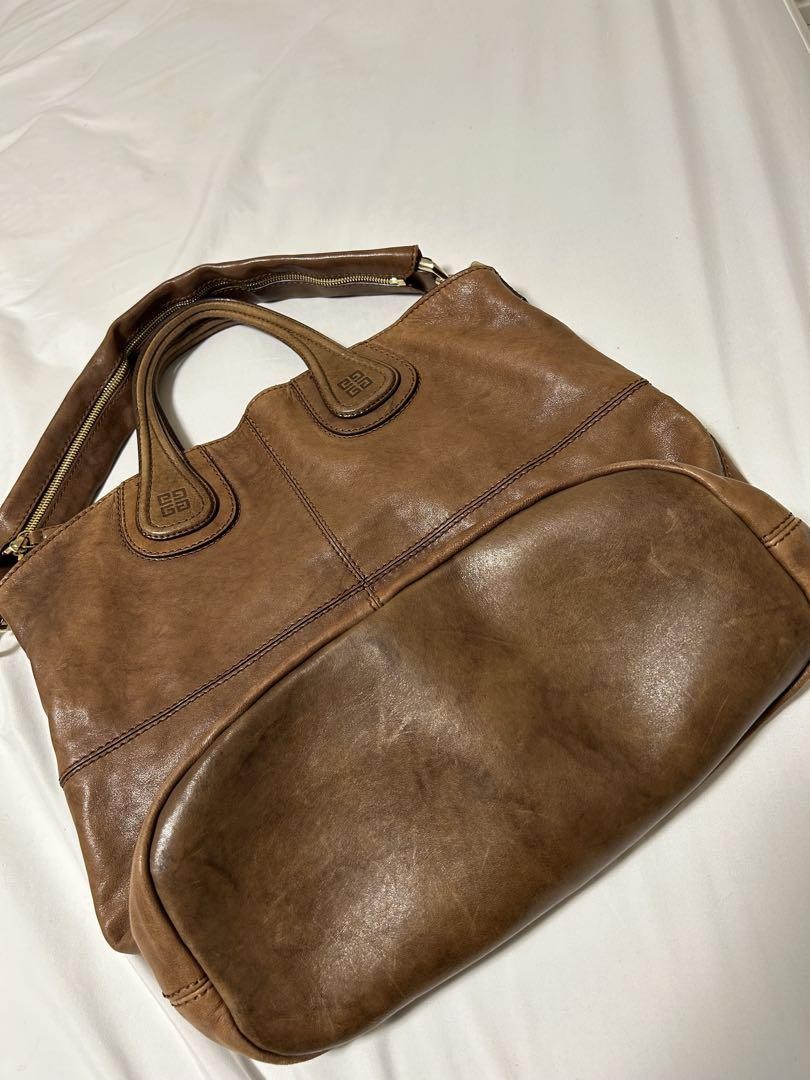 GIVENCHY Hand Bag Tote Purse Nightingale Authentic