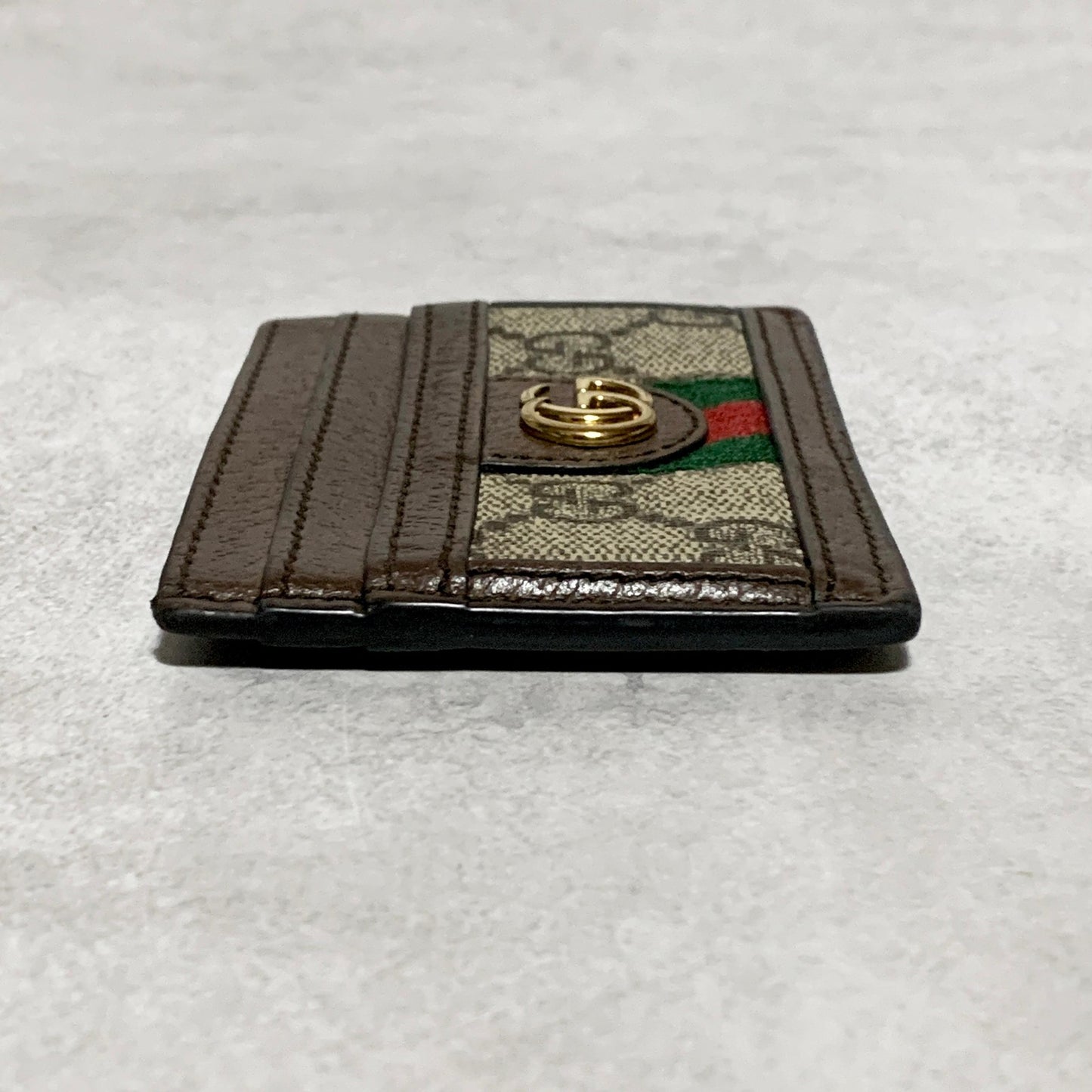 GUCCI Card Holder GG Ophidia Sherry Line Supreme Case Wallet Compact Authentic