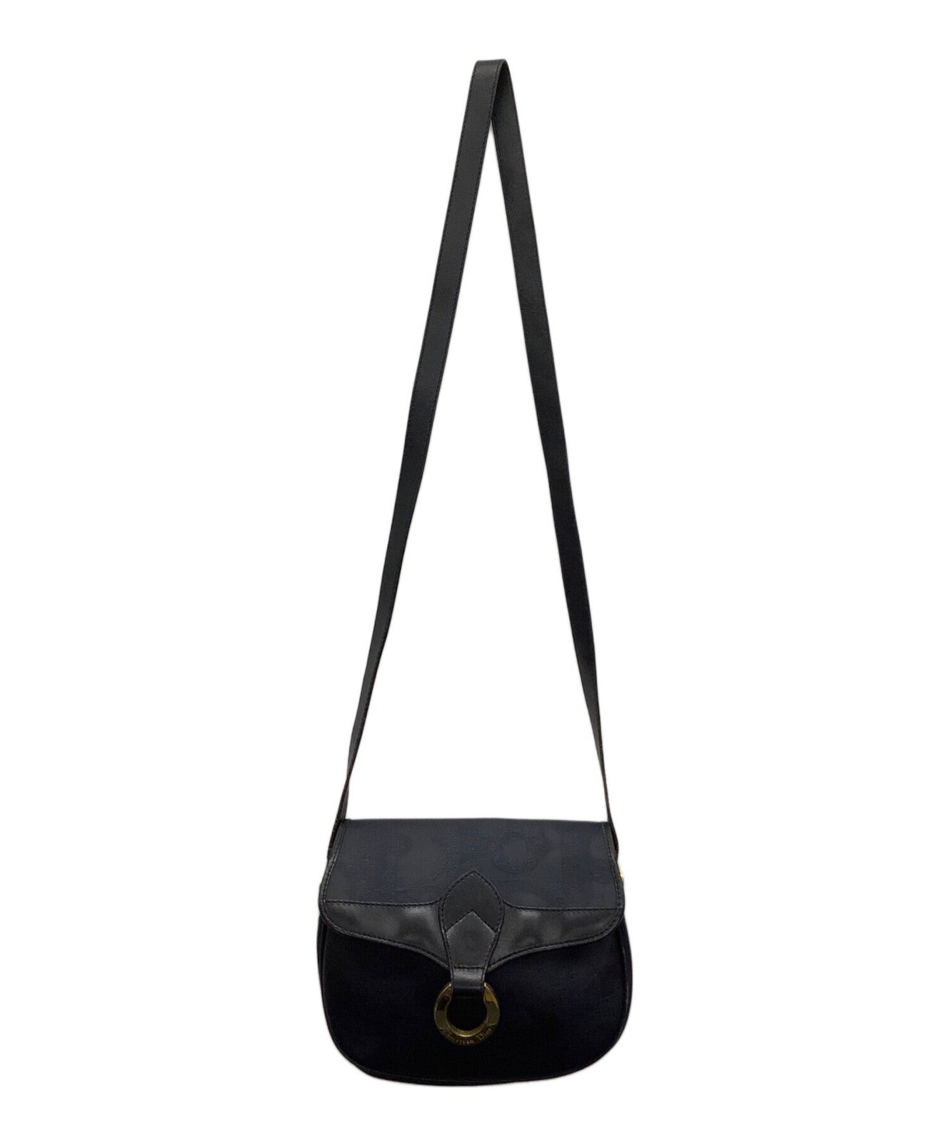 Christian Dior Shoulder Bag Purse Navy Authentic