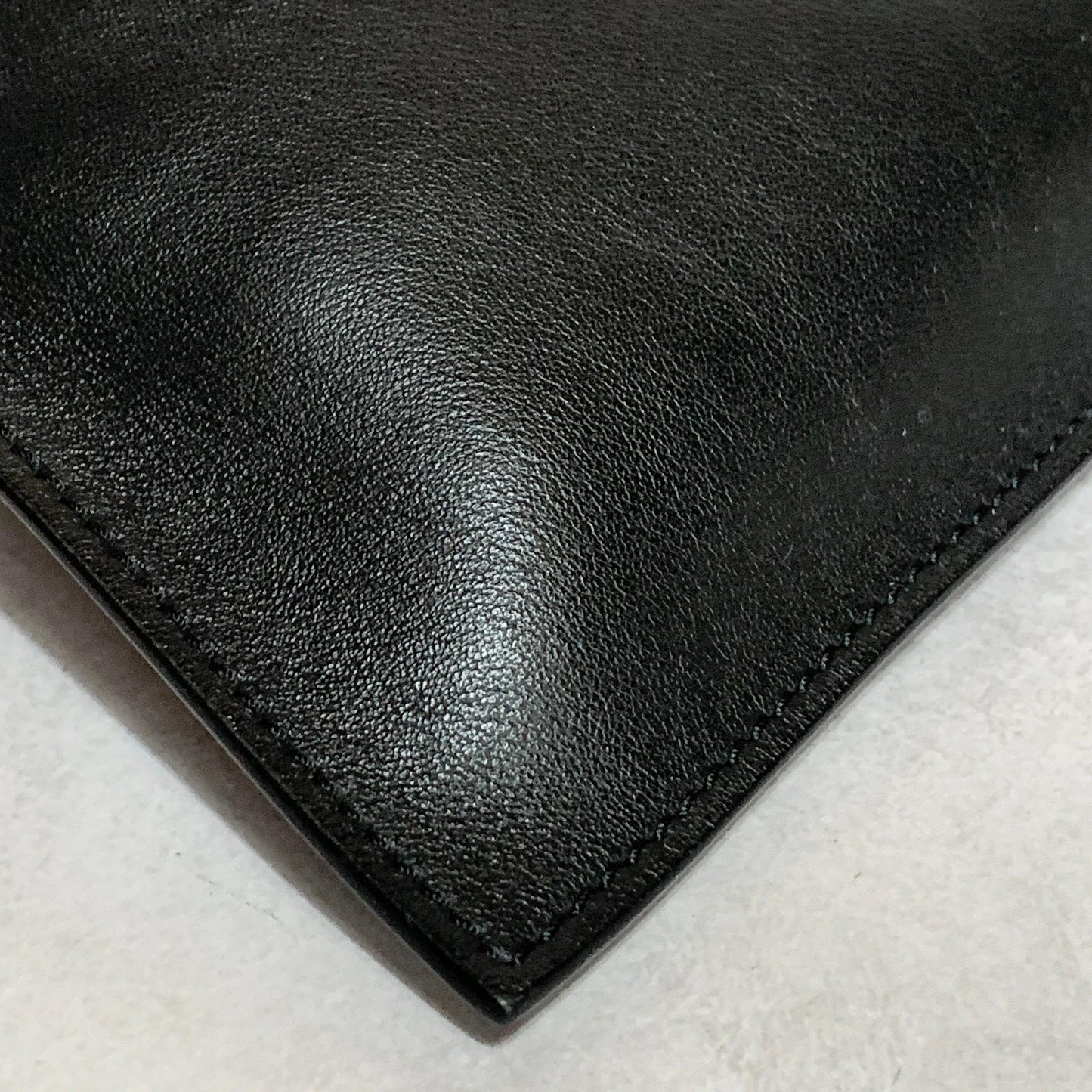 VERSACE Bag Medusa Clutch Purse Hand Leather Black Gold Used Authentic