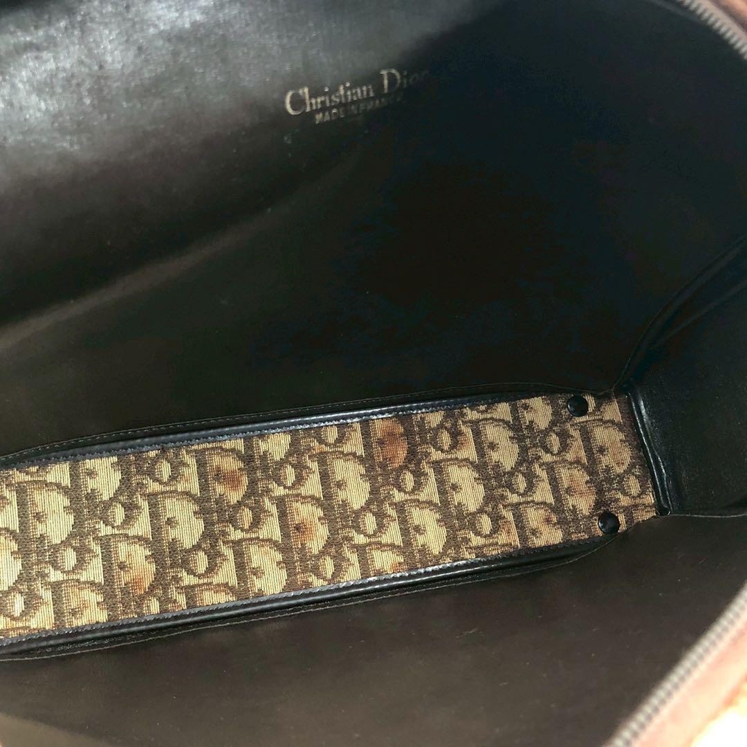 Christian Dior Hand Bag Tote Purse Trotter Authentic