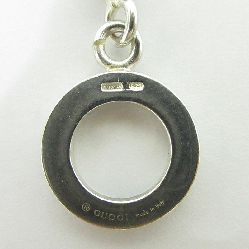 GUCCI Necklace Pendant Ball Chain Silver 925 Unisex Accessory Authentic